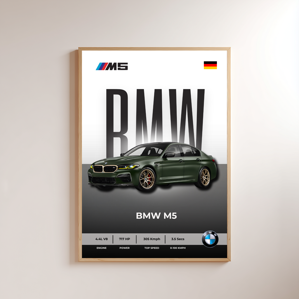 Classic Bmw Car wall Frame