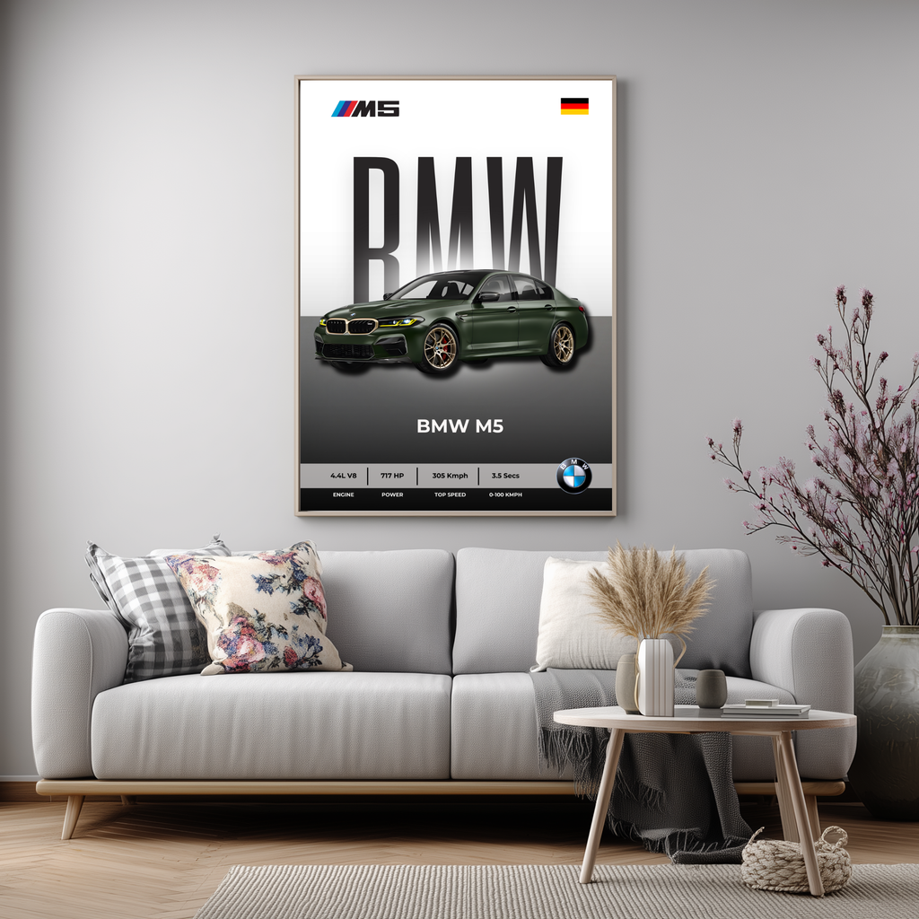 Classic Bmw Car wall Frame