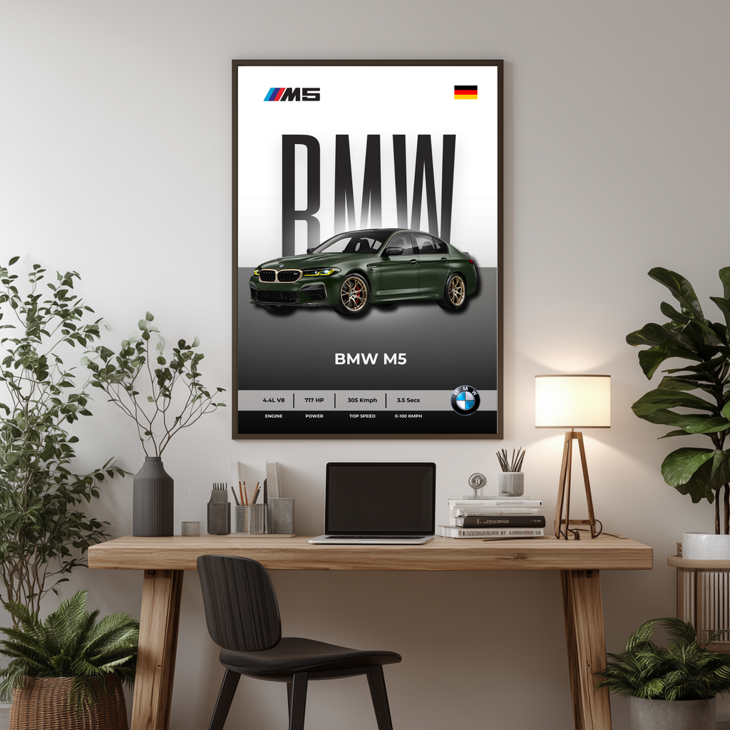 Classic Bmw Car wall Frame