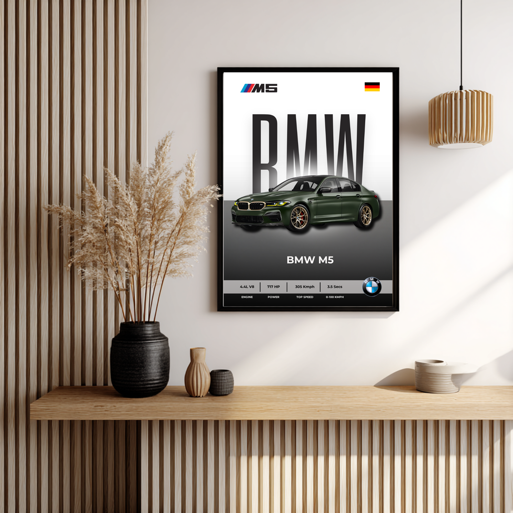 Classic Bmw Car wall Frame